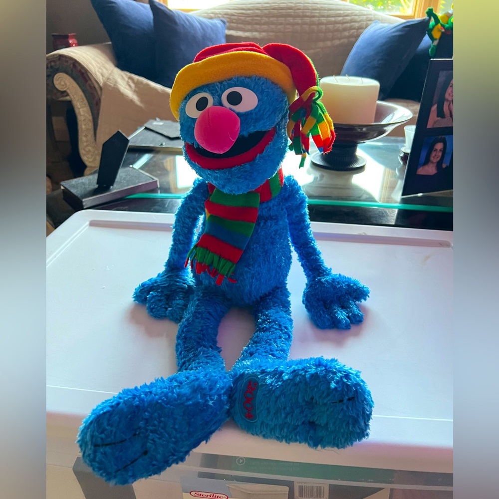Sesame Street 2004 Vintage Holiday Grover, sold by Macy’s